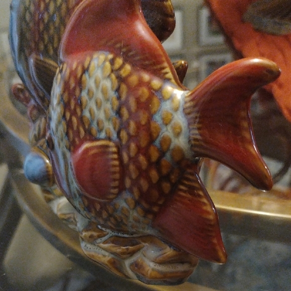 Colorful Ceramic Fish Figurine - Picture 8 of 10